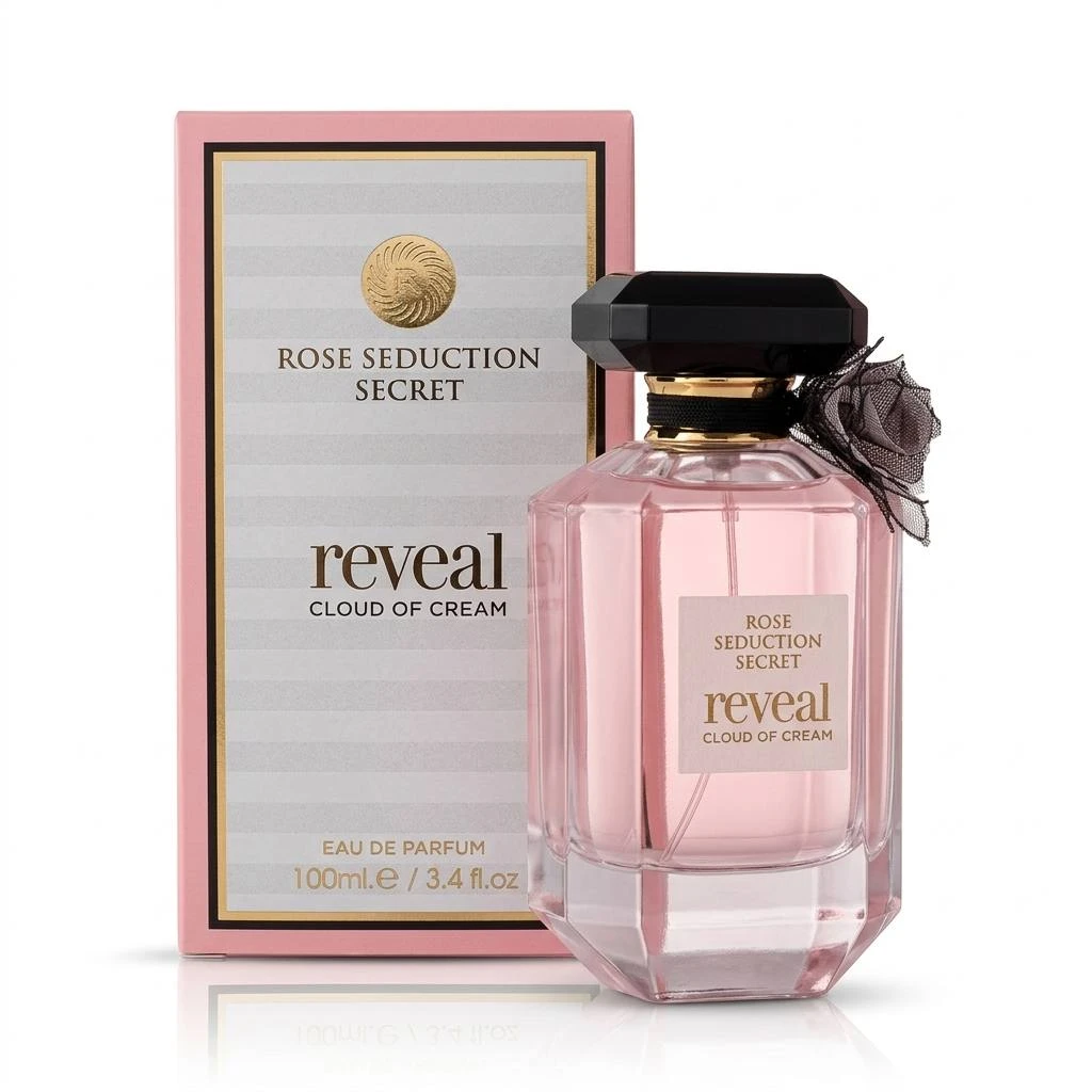 Fragrance World Rose Seduction Secret Reveal Cloud of Cream, парфюмерная вода, 100 мл