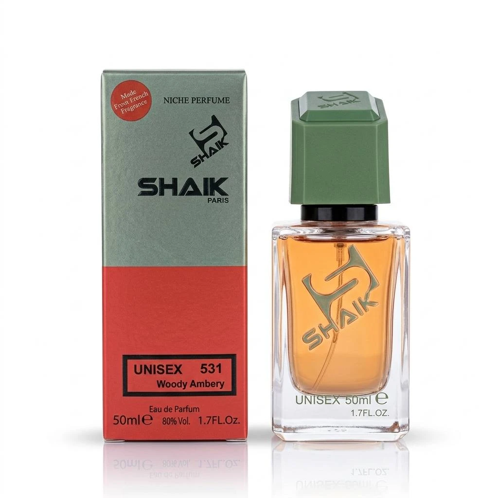 Shaik Unisex 531 Woody Ambery Niche Perfume, парфюмерная вода (Eau de Parfum), 50 мл