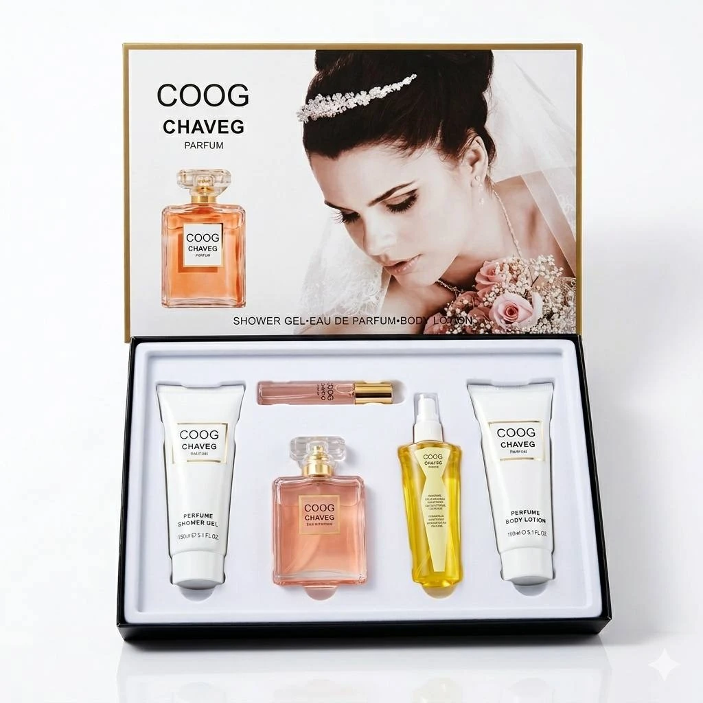 Подарочный парфюмерный набор COOG CHAVEG 5 в 1 (Люксовая реплика)