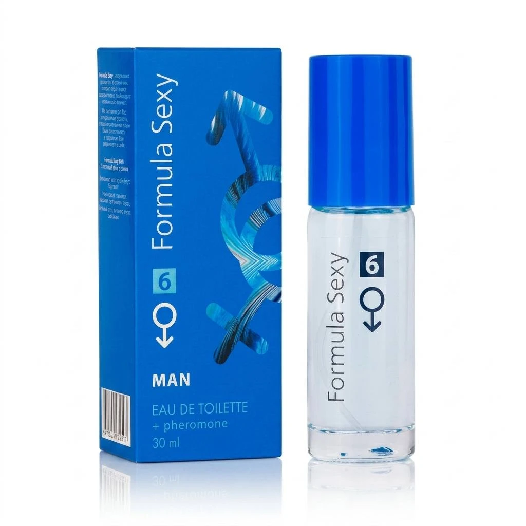 Formula Sexy №6 MAN, туалетная вода с феромонами (Версия аромата Givenchy Blue Label), 30 мл