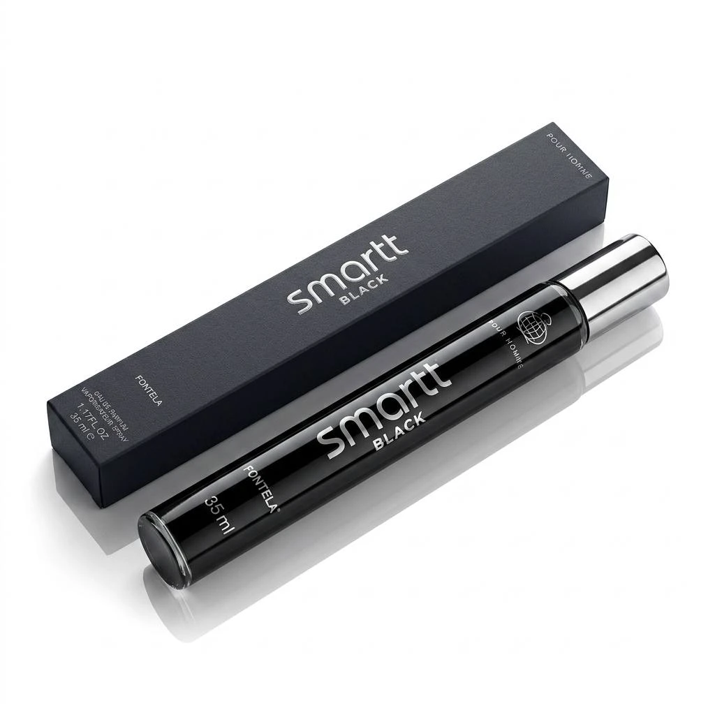 Парфюмерная вода Smartt Black (Fontela), 35 мл (Бюджетный аналог)